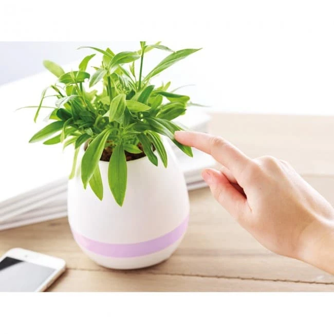 Bluetooth speaker flower pot