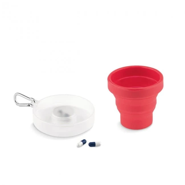 Silicone Foldable Cup & Pill Container