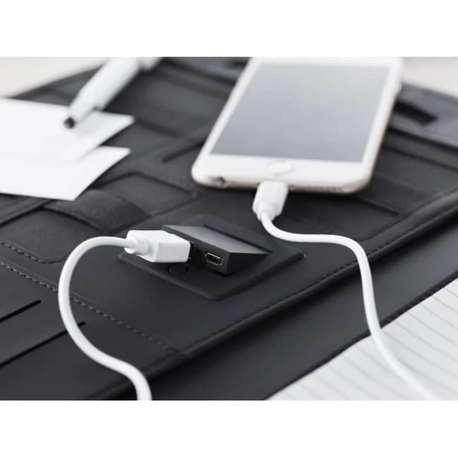 A4 Folder With Power Bank