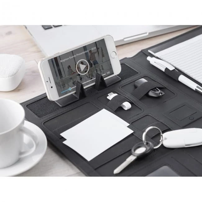 A4 Folder With Power Bank