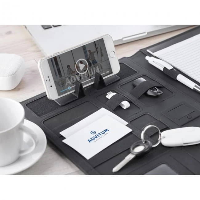 A4 Folder With Power Bank