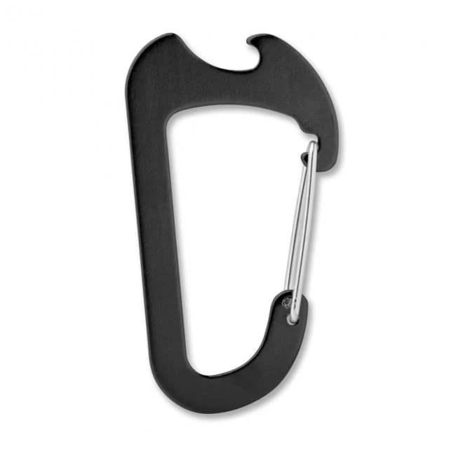 Carabiner with bottle opener