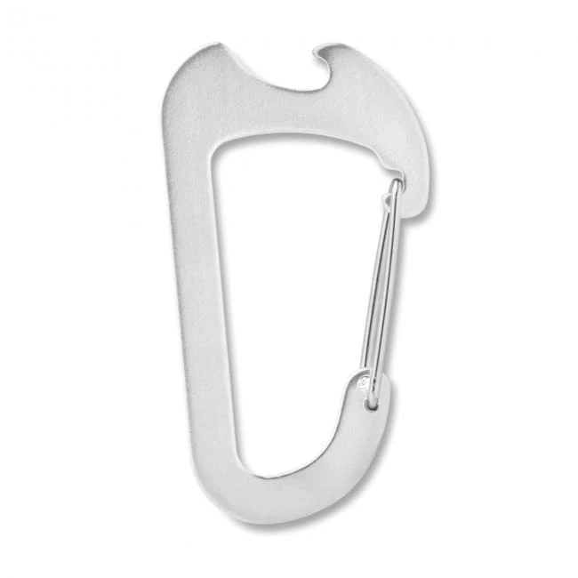 Carabiner with bottle opener