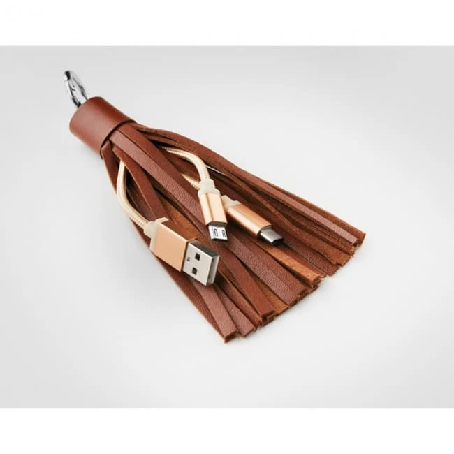 Keyring with USB type C cable