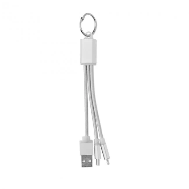 Keyring with USB Type C Cable