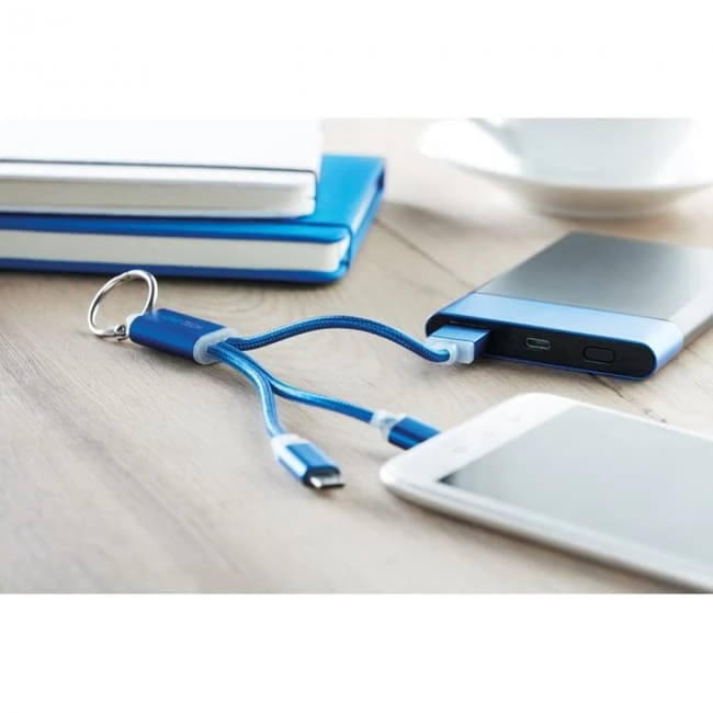 Keyring with USB Type C Cable