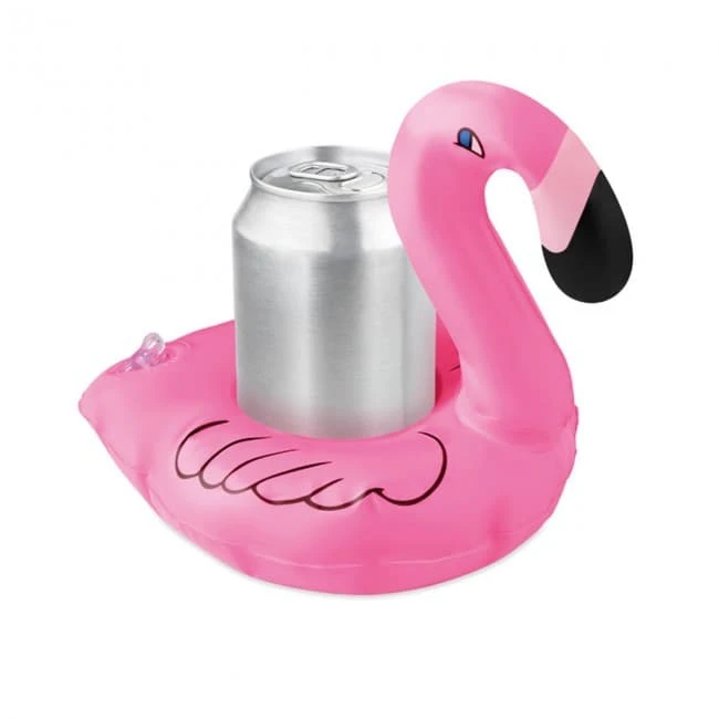 Inflatable can holder flaming
