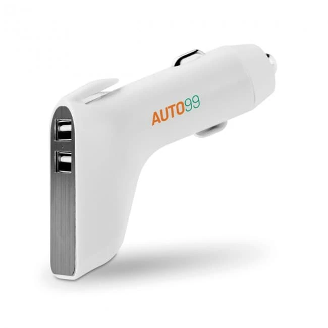 Car charger with belt cutter
