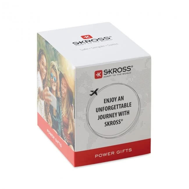 3-pole travel plug for travellers from Europe (Schuko standard)