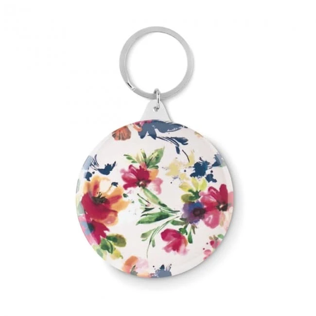 Pin button key ring