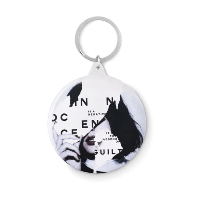 Pin button key ring