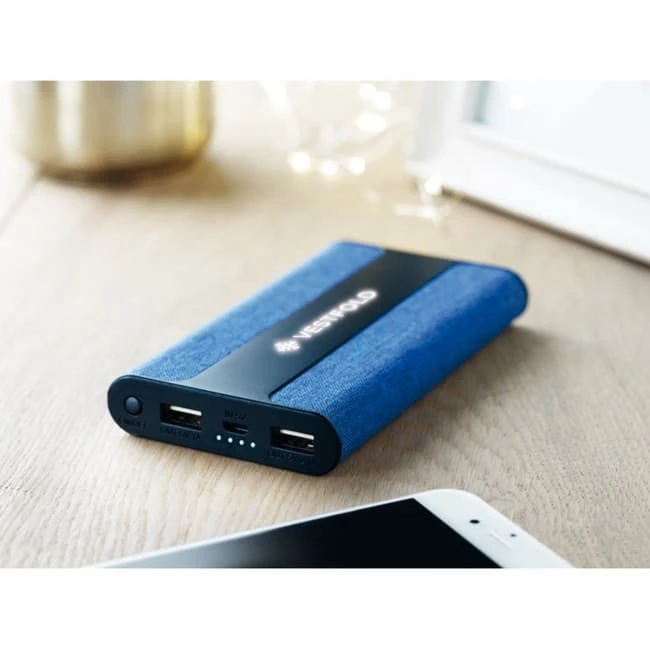 Fabric power bank 6000 mAh