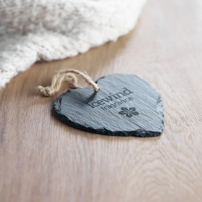 Slate Xmas hanger heart