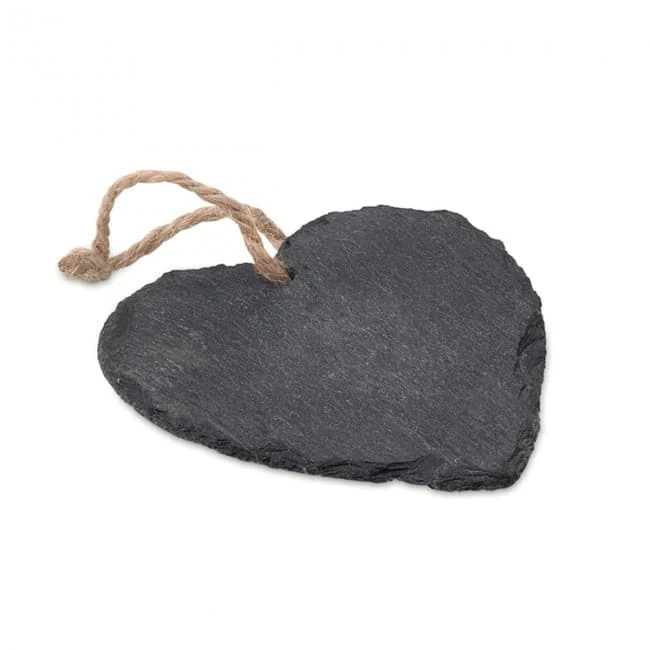 Slate Xmas hanger heart