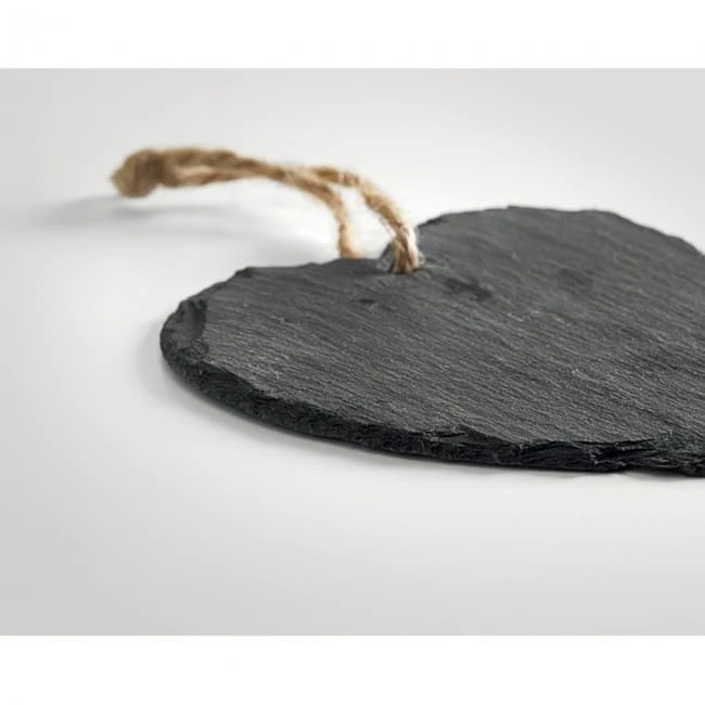 Slate Xmas hanger heart