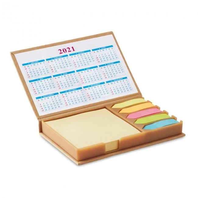 Desk Memo Set With Calendar