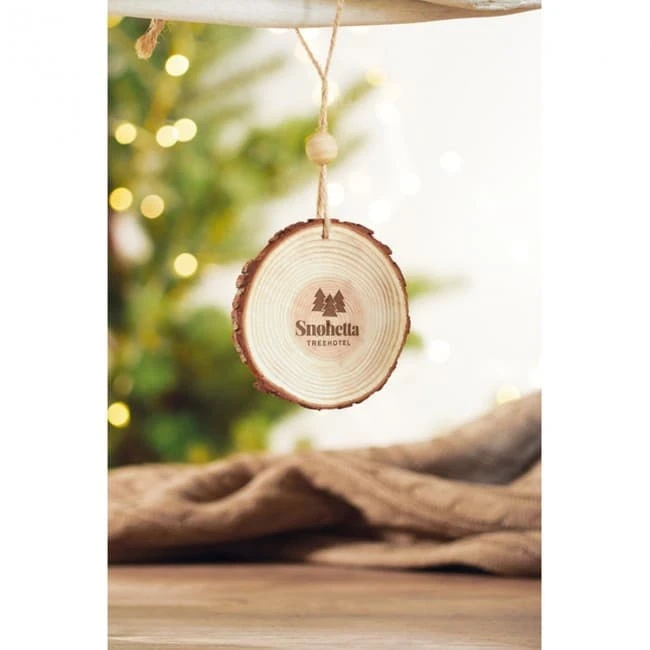 Wood round hanger
