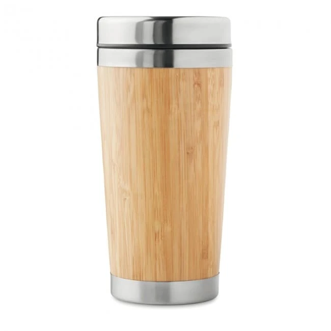 Double Wall bamboo Flask 430ml
