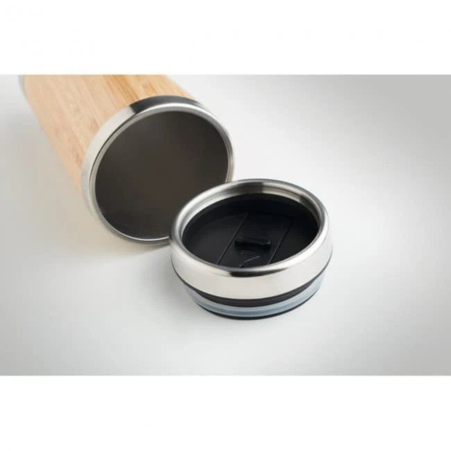 Double Wall bamboo Flask 430ml