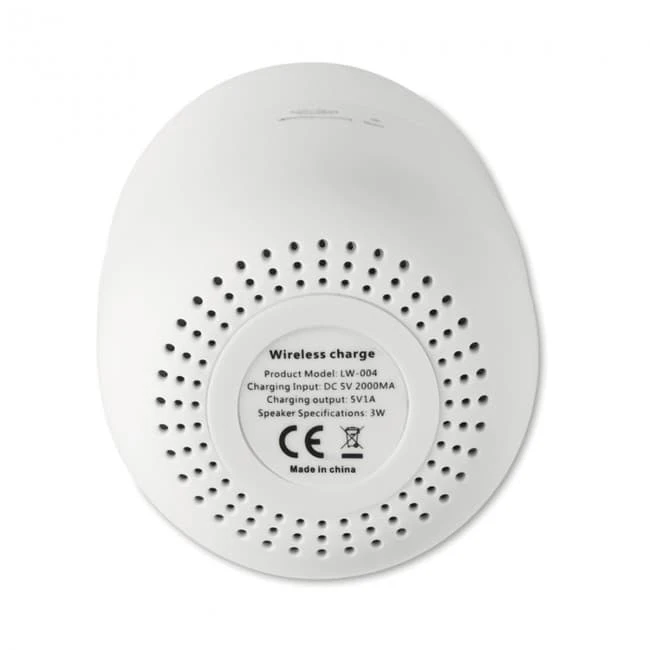Speaker with wireless charger