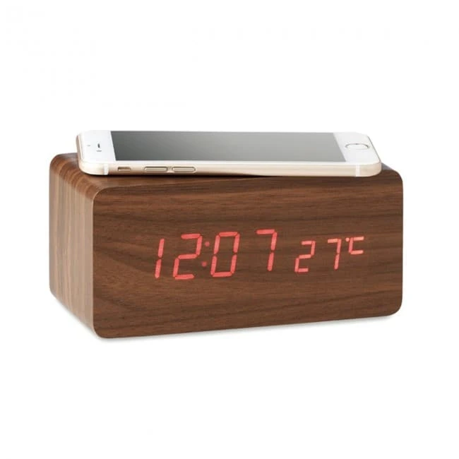 LED Clock/5W Wireless Charger