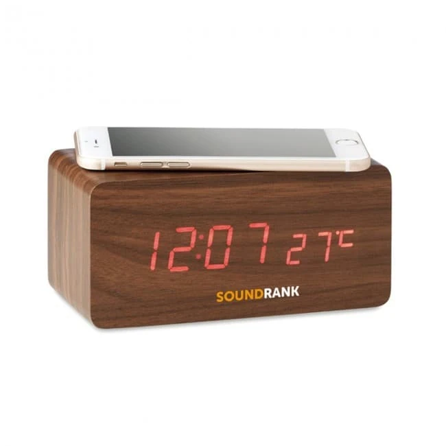 LED Clock/5W Wireless Charger