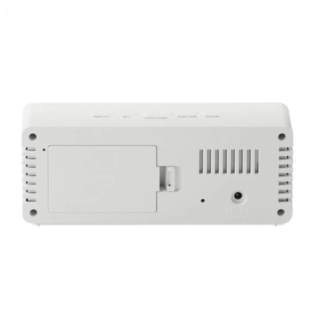 Indoor weather station clock