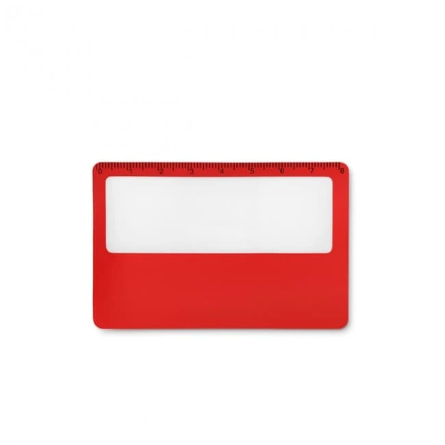 Credit card magnifier