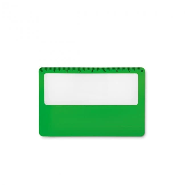 Credit card magnifier