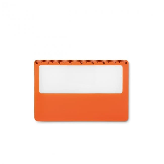Credit card magnifier