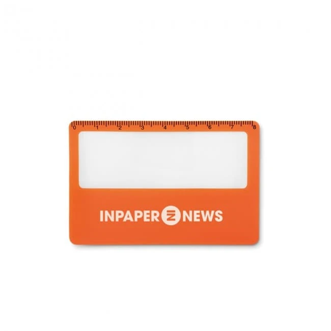 Credit card magnifier