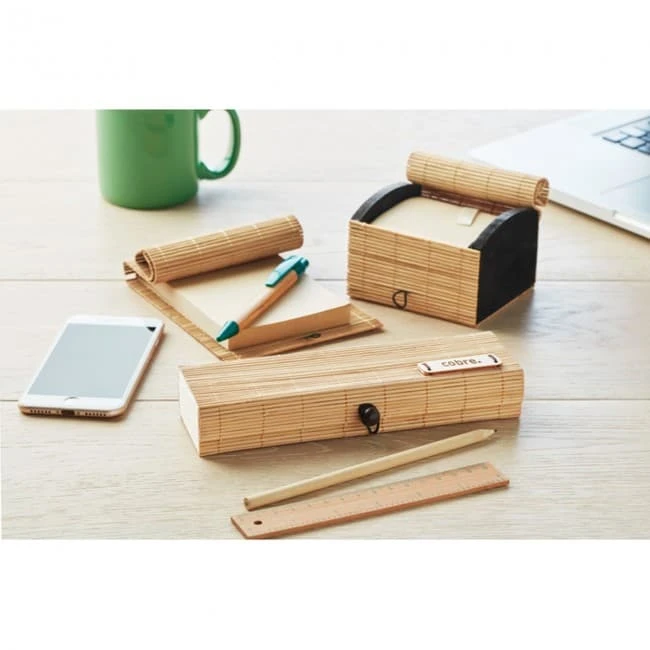 Bamboo stationary set