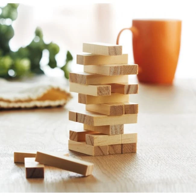 Tower Game In Cotton Pouch