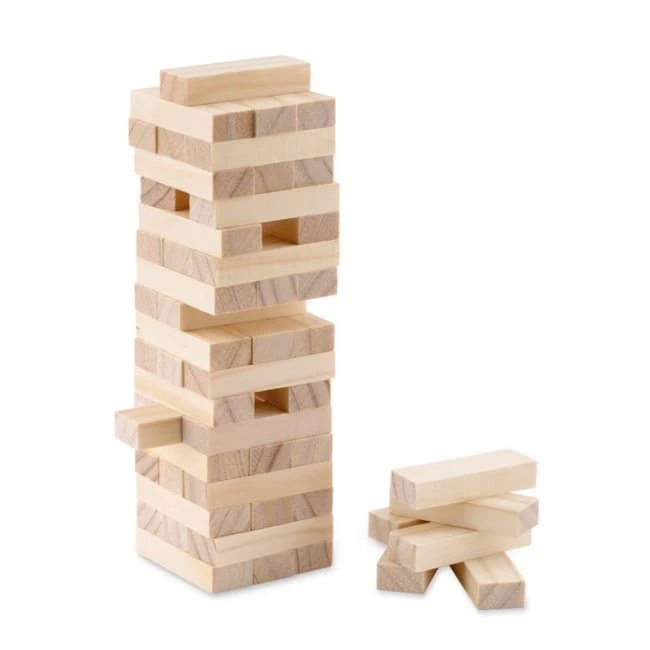 Tower Game In Cotton Pouch