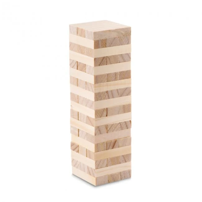 Tower Game In Cotton Pouch