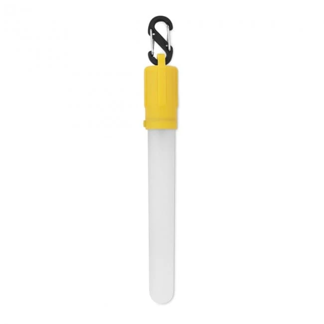 Glow stick with black buckle