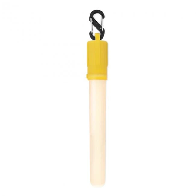 Glow stick with black buckle