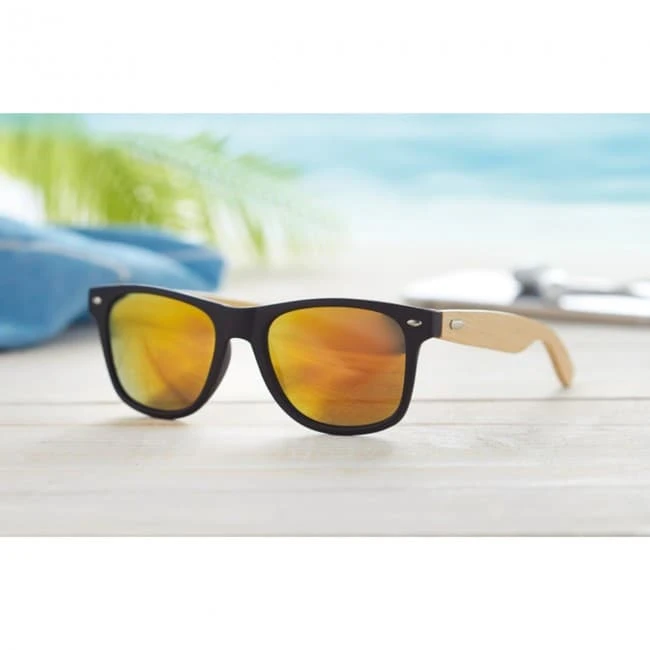 Sunglasses With Bamboo Arms