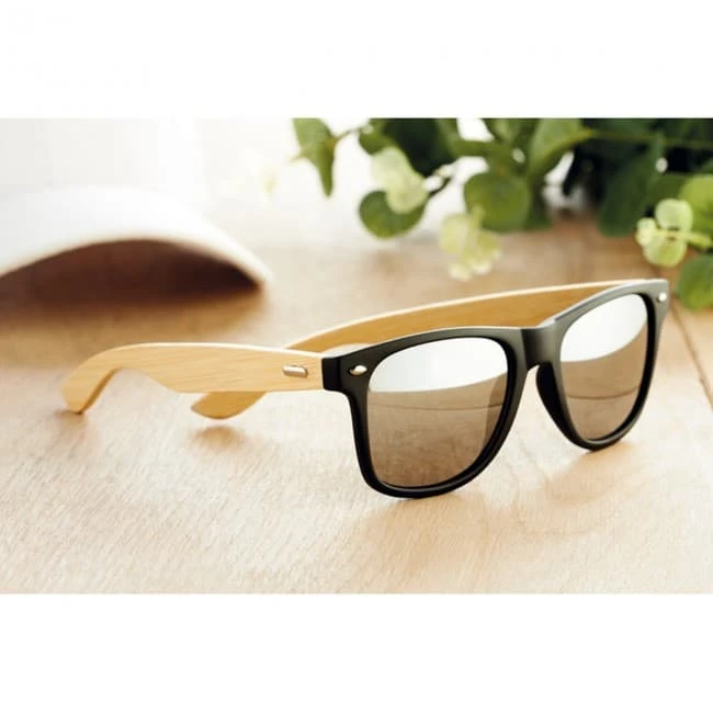 Sunglasses With Bamboo Arms