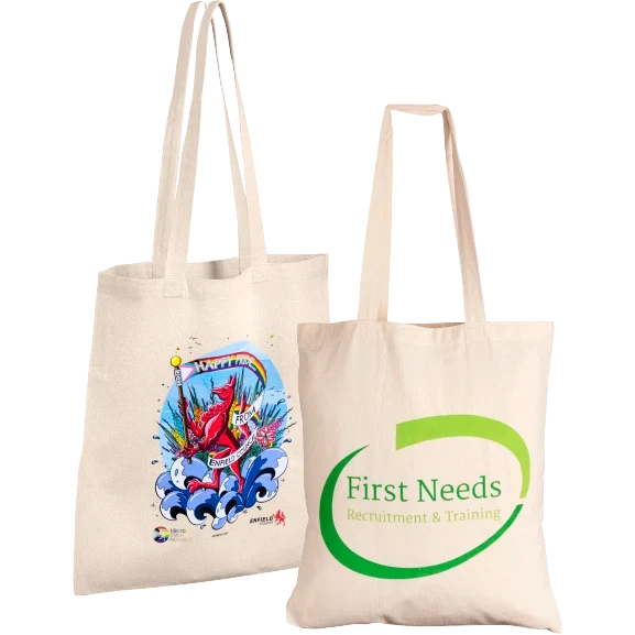 Promotional Branded 5oz Natural Cotton Shopper