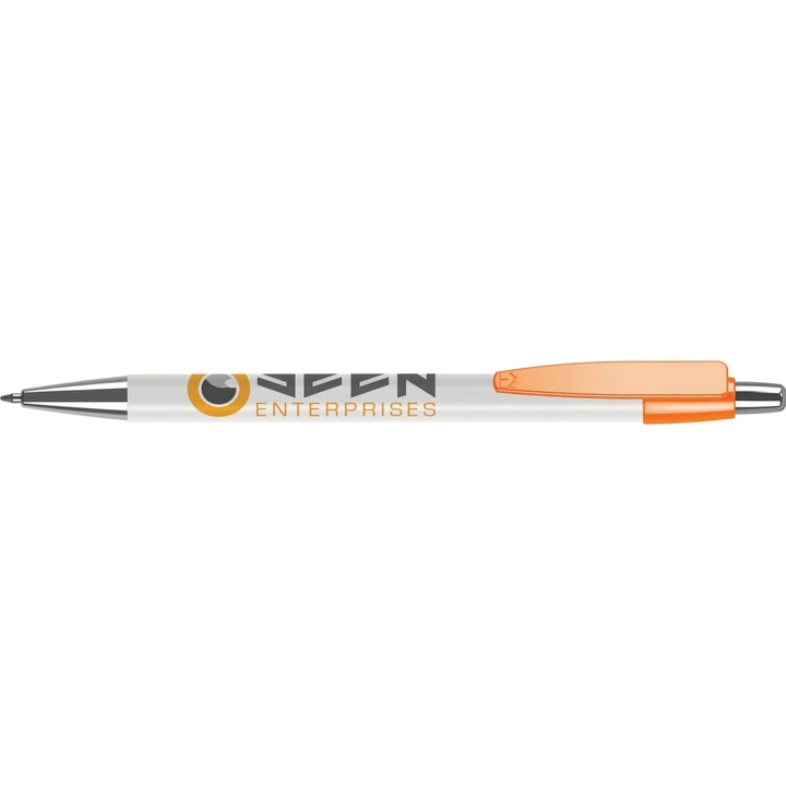 System 031 Ballpen (Line Colour Print) with Logo Clip
