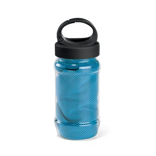 Polyamide & Polyester Sports Towel With Bottle