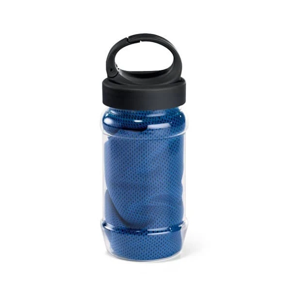 Polyamide & Polyester Sports Towel With Bottle