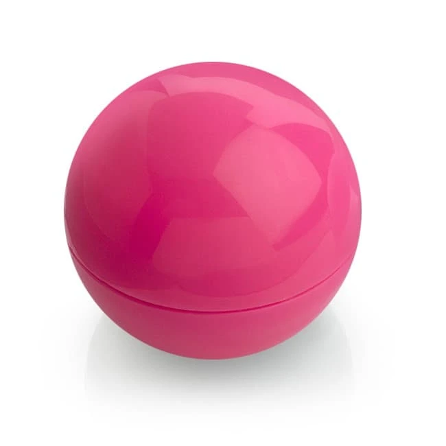 White Ball Shaped Lip Balm