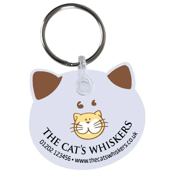 Flexible Plastic Keyring
