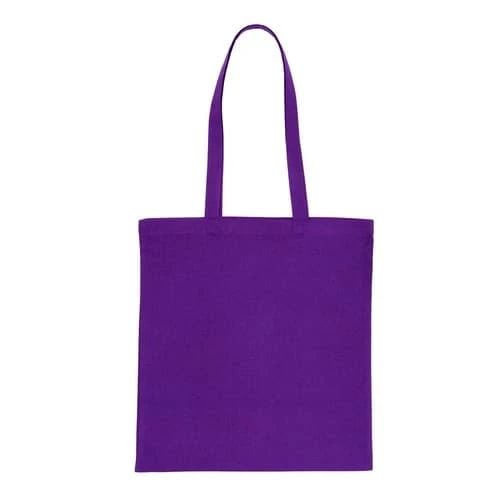 Coloured 5oz Long Handled Cotton Shopper