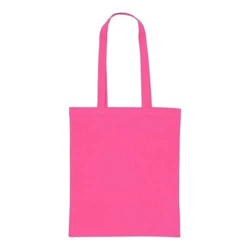 Coloured 5oz Long Handled Cotton Shopper