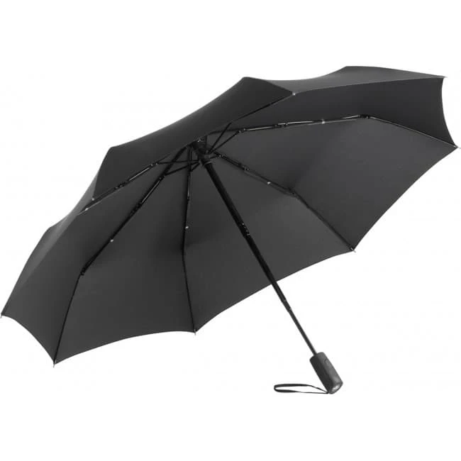 FARE Flat Black Magic Windfighter Oversize Mini Umbrella