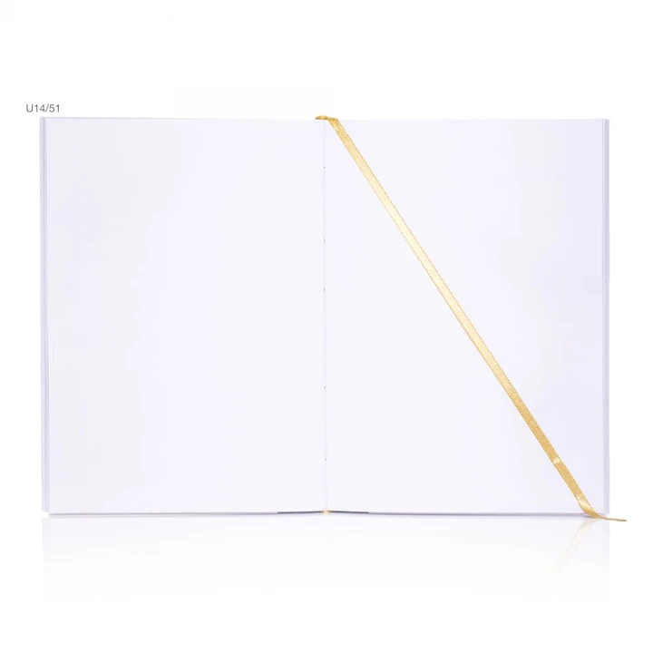 A5 Plain Paper Notebook White Book Block Only