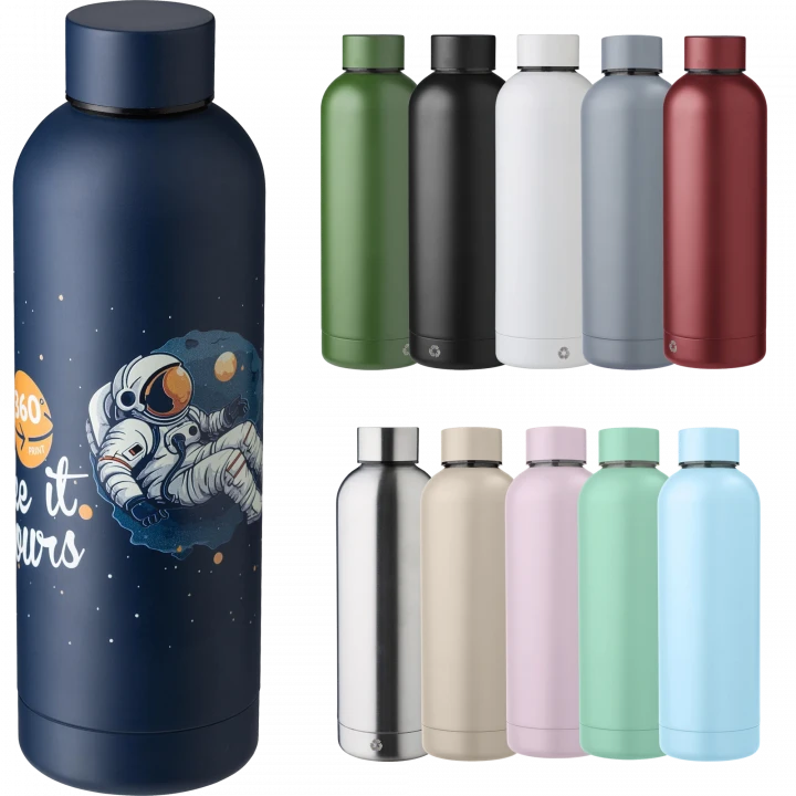 Alasia Recycled Stainless Steel Double Walled Bottle 500ml